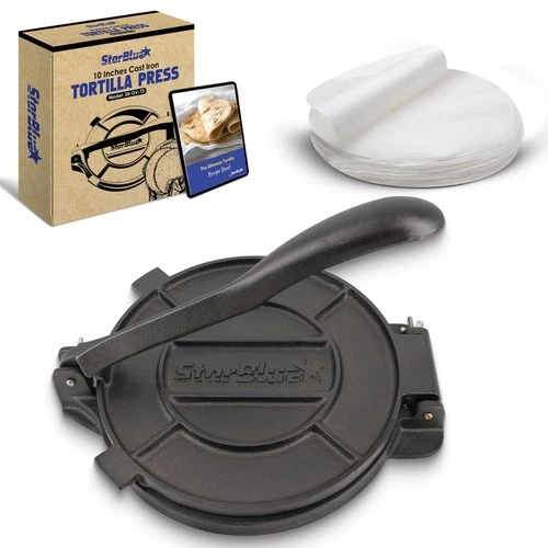 StarBlue Cast Iron Tortilla Press - Thumbnail 4