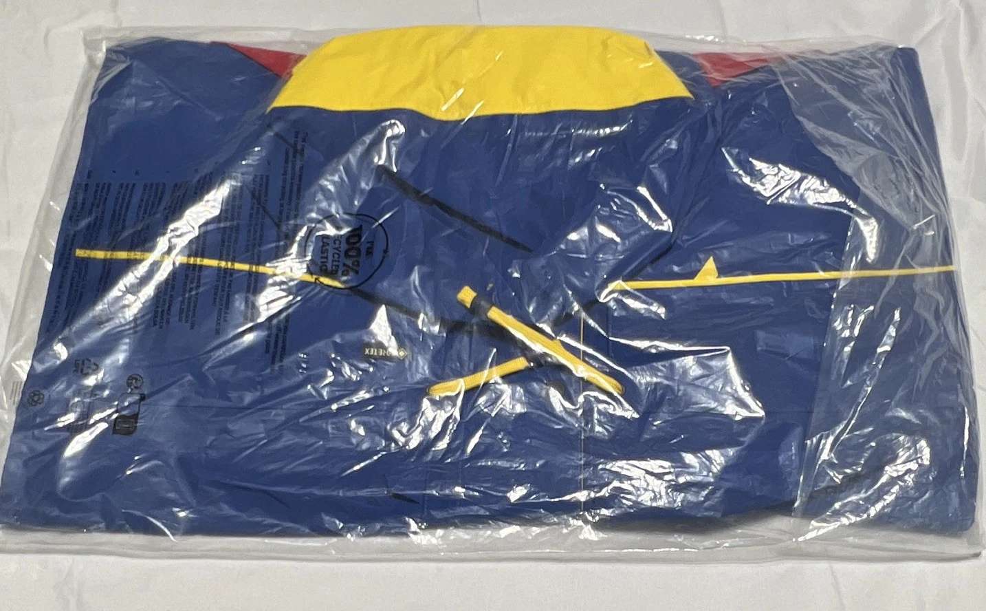 Berghaus GORE-TEX TRANGO GTX JKT Rain Coat Full Zip Men’s M Blue/Red/Yellow image 3
