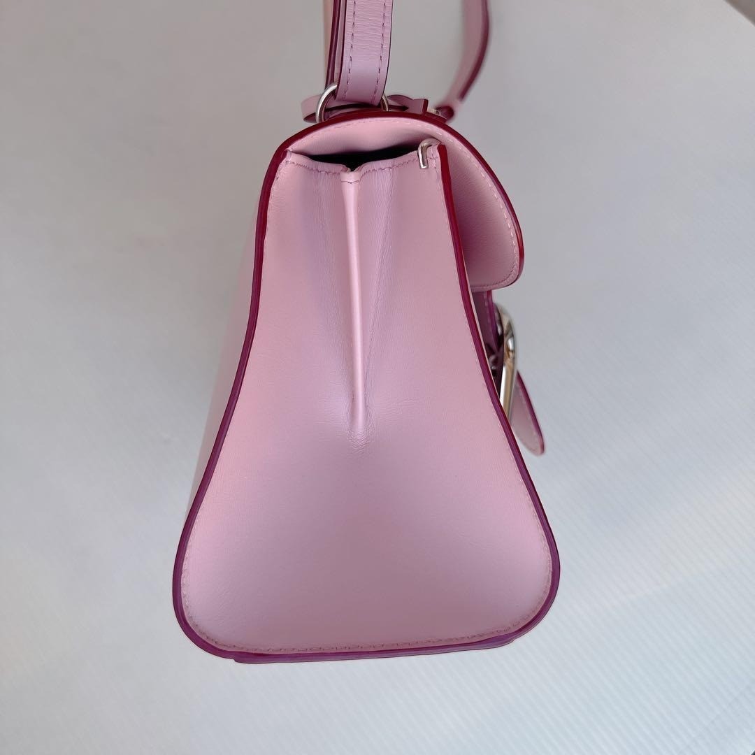 Authentic Delvaux Brillon Mini Shoulder Bag Handbag Pink 2WAY BRILLANT Box calf image 4