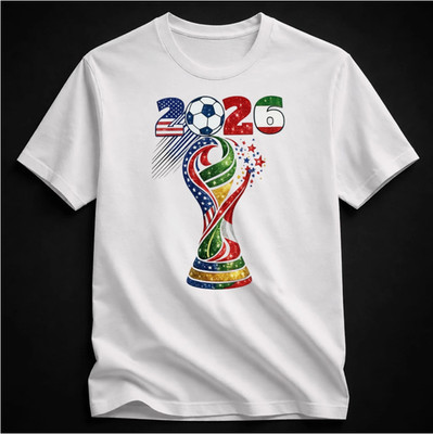 FIFA World Cup 2026 T-Shirt Soccer Graphic Tee USA Football Fan, Trophy 1