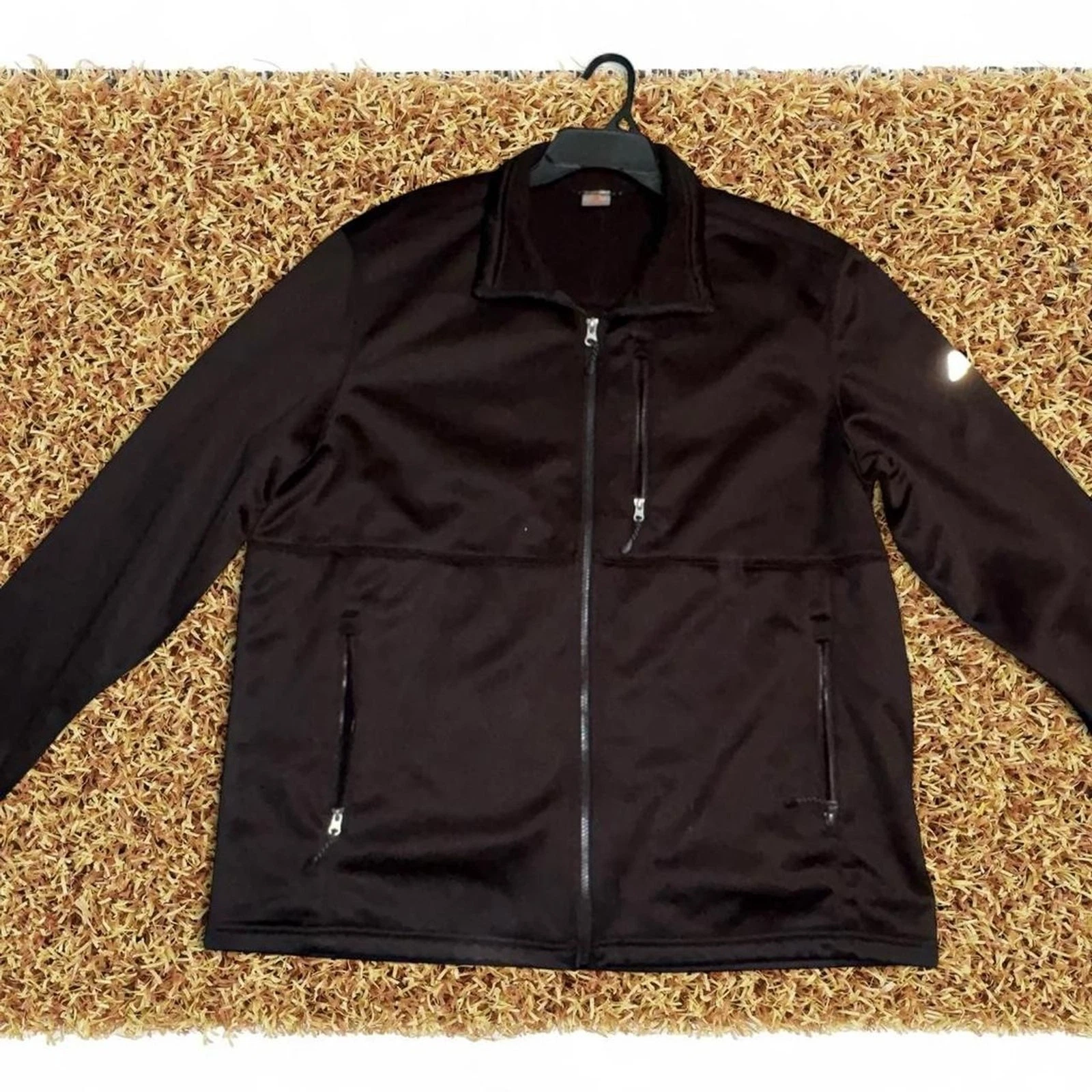 Men’s Ozark Trail black softshell jacket Size XL #outdoor #hiking