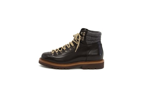 NWOB$1595 Brunello Cucinelli Men's 100% Leather LaceUp Ankle Boot 43/ 9.5US A252 - Picture 4 of 15