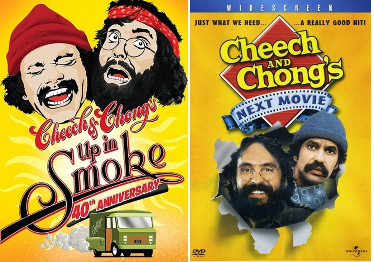 -CHEECH & CHONG'S- Up in Smoke ポスター CHEECH & CHONG SIGNED 'UP IN SMOKE' MOVIE POSTER TOMMY MARIN
