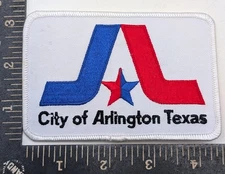 Texas CITY OF ARLINGTON Patch Red White & Blue - 1990's NOS