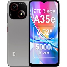 ZTE Blade A35e 64 GB Silvery Gray Dual SIM Smartphone Handy Mobiltelefon