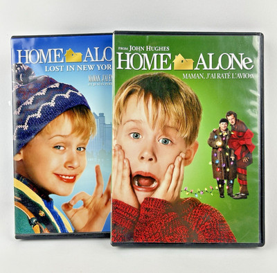 Home Alone 1 and Home Alone 2 Lot (DVD) John Hughes, McCaulay Culkin, Joe Pesci
