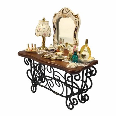 Puppenstube Kosmetik Schminktisch & Zubehör Reutter Schlafzimmer Möbel 1:12
