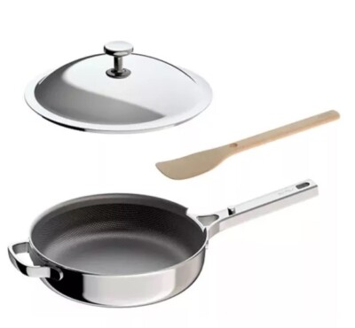 Our Place Titanium Always Pan Pro Chrome 2.8QT / 2.7L SW1 - 10.5'' Pan