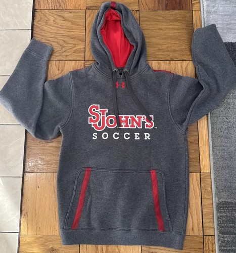 Sudadera con Capucha St John’s University Sudadera con Capucha Roja Tormenta Fútbol Talla XS Under Armor
