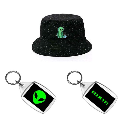 Adult/Girls/Boys Cotton Alien UFO 