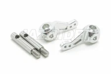 Jazrider Aluminum Front Upright (Silver)For Tamiya Bear Hawk/Super Hornet/Madcap