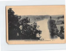 Postcard Vallée de la Mayenne, Château-Gontier, France