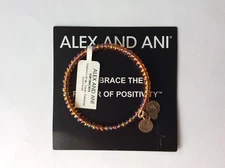 Alex and Ani Highwire TOPAZ Shimmering Sea Beaded Bangle Bracelet NWT Wrap