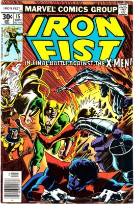 IRON FIST #15 FN Signed 2X Chris Claremont/John Byrne ''Enter, The X-Men'' 1977