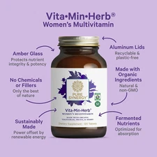 Vita·Min·Herb for Women | Women’S Comprehensive Multivitamin Supplement | Mad...