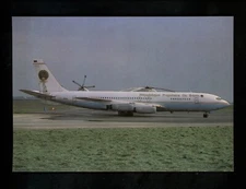 Aviation Airplane Airline postcard J. Soares #145 Boeing 707 Republique Benin