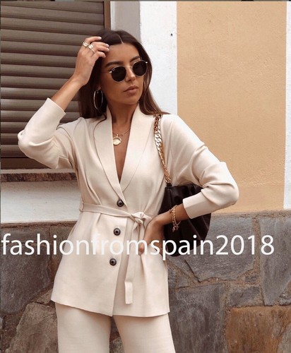 ZARA NEW WOMAN KNIT CARDIGAN WITH BELT 