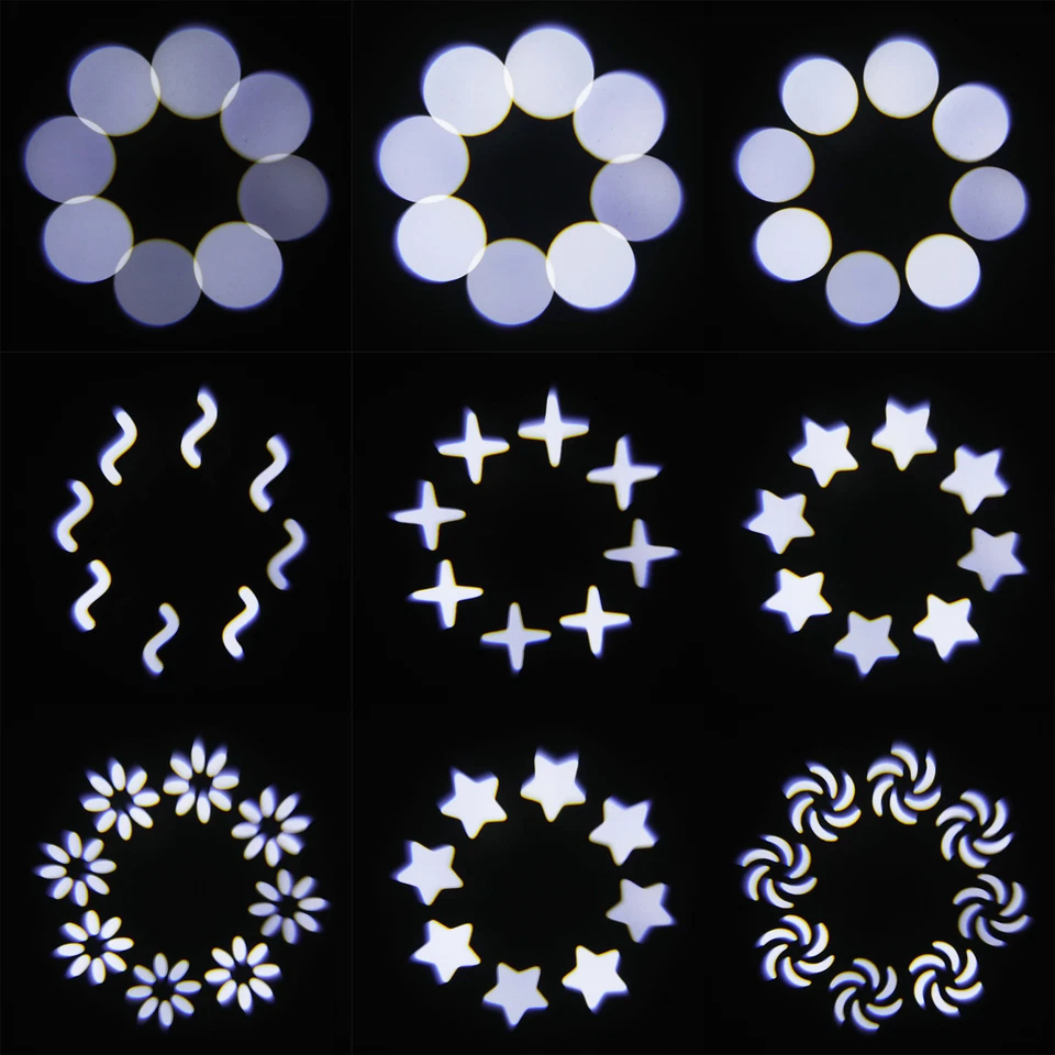 150W 8 Facet Prism Gobo Moving Head Light Beam RGBW LED DMX Stage DJ Party Light - Image 3 of 4