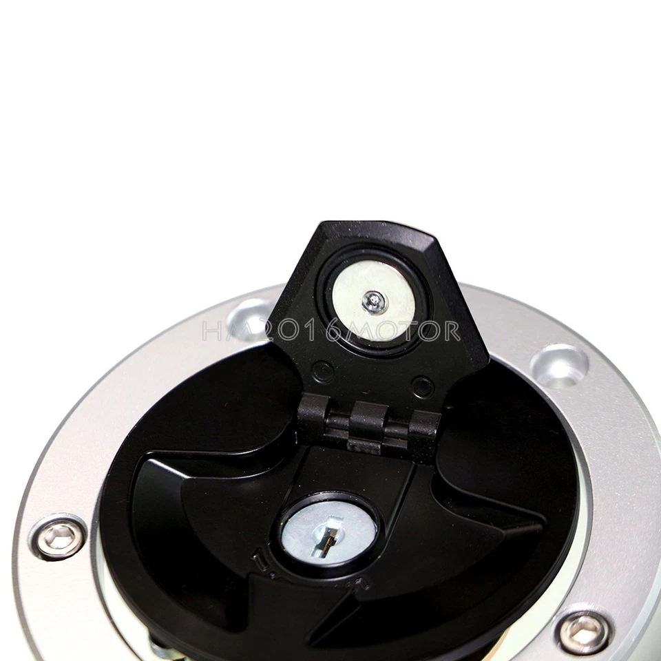 Llaves de cubierta de tapa de tanque de combustible para Kawasaki Ninja 650 EX650 ER-6F 2006-2015 Foto 3 de 4