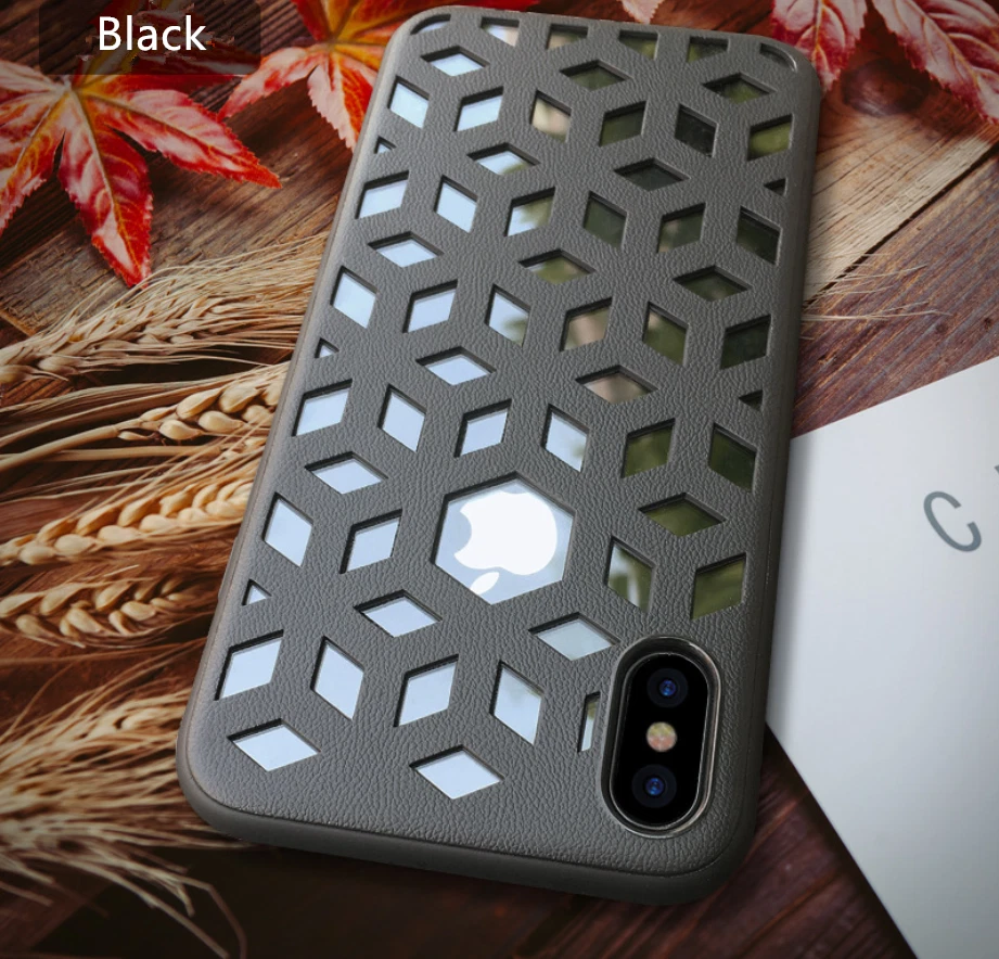 For Apple X meshed pattern drop protection shell 7TPU+PC Full Body XS case - Image 2 of 4