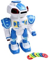 Zuvo: Android Warrior Toy Robot - Disc Emission, Walking, Talking, Spinning, Zuvo: Android Warrior Toy Robot - Disc Emission, Walking, Talking, Spinning,