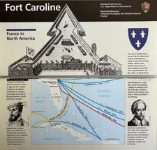 2026 FORT CAROLINE MEMORIAL - FL  NATIONAL PARK SERVICE UNIGRID BROCHURE/MAP New