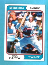 Rod Carew 2023 Topps Heritage Oversized Boxtopper #OB-RC OV38