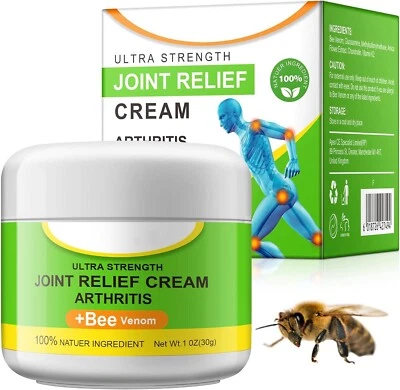 BRANDED Bienengiftsalbe, Bienengift Gelenk Knochentherapie Bee Creme, Arthritis