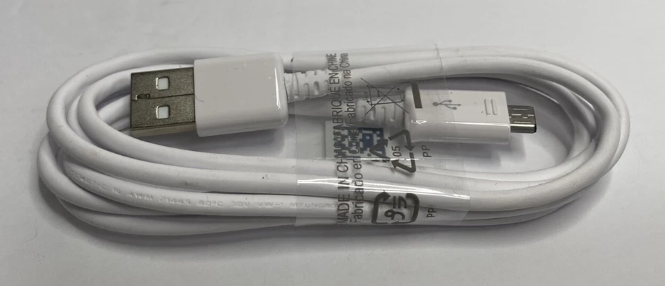 Samsung (ECB - DU4EWE) USB cable for Micro USB Devices - White - Image 2 of 3