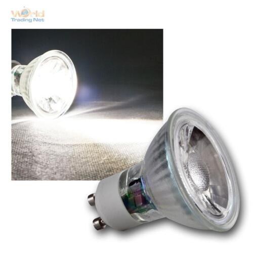 5 x COB GU10 Glas Leuchtmittel daylight weiß 420lm Strahler Birne Spot Lampe 5W - Bild 1 von 6