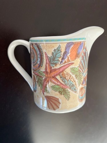 FITZ & FLOYD SUGAR & CREAMER SET 1995 HABITAT AMERICANA OMNIBUS "CARIBBEAN " - Bild 5 von 9