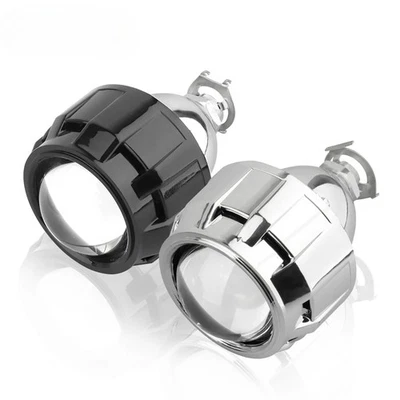 Lentes de faros proyectores HID mini bi xenón 2 piezas 2,5 pulgadas ajuste H4 H7 H11 Foto 1 de 4