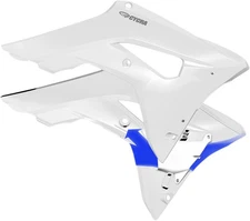 Cycra Powerflow Radiator Shrouds White Fits 2018-2021 Honda CRF250R 1CYC-1889-42