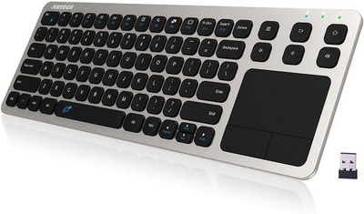 Wireless Keyboard with Touchpad 2.4G Media Keyboard for TV PC Laptop