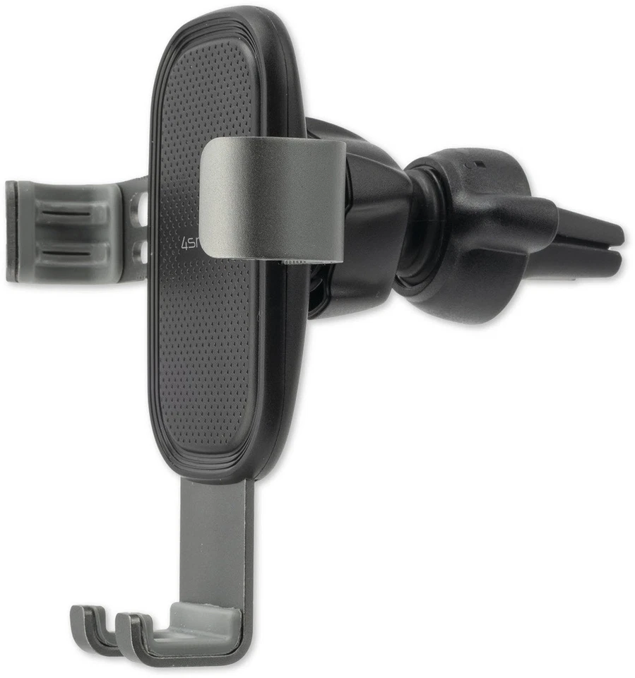 4smarts Kfz-Halterung GRABBER 2.0 f. Lüftungsschlitze, grau/sw "wie neu"