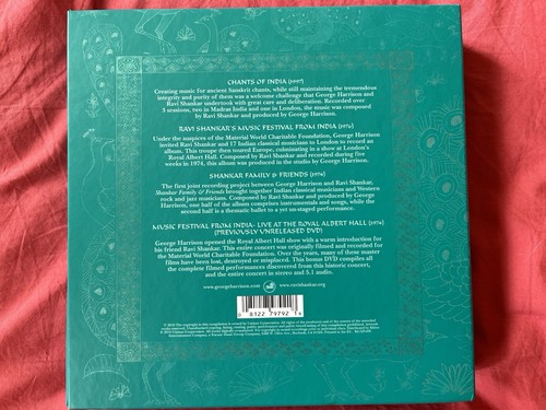 Ravi Shankar & George Harrison - Collaborations, CD/DVD Box Set Rare Uniquely No - Picture 2 of 5