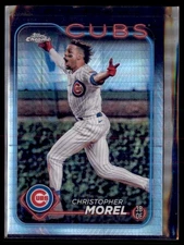 2024 Topps Chrome Prism Refractor Christopher Morel  #292  2 Card Lot