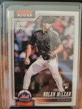 2026 Topps New York Mets Rookie Nolan McLean #214.