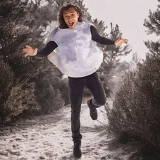 Hauntlook Galactic Full Moon Halloween Costume Unisex Space Suit Pullover Unisex