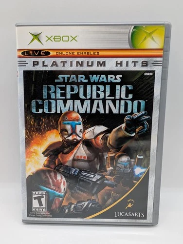 Star Wars: Republic Commando (Xbox) MINT COMPLETE! PLATINUM HITS! MAIL TOMORROW!