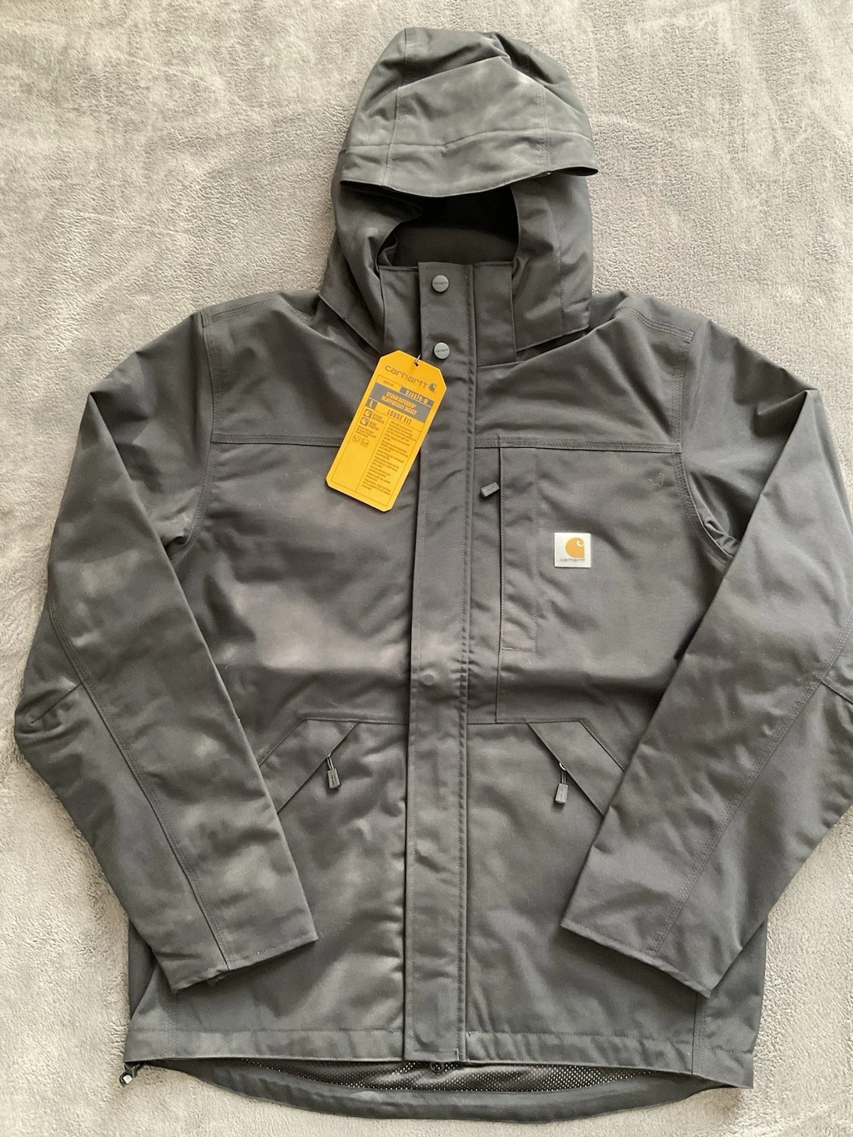 Carhartt Storm Defender Hooded Jacket Loose Fit Mens S (Fits M ) Black NWT
Opens in a new window or