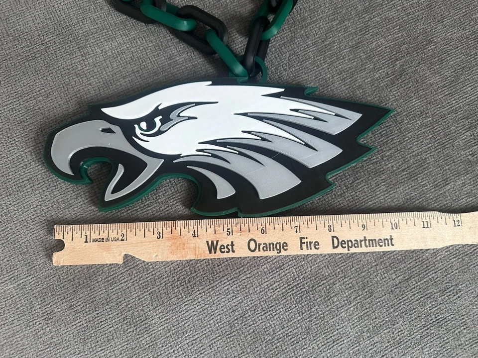 Новый NFL Philadelphia Eagles большой вентилятор цепочка логотип ожерелье - Изображение 4 из 4
