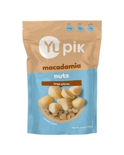 Yupik Macadamia Nuts Raw Unsalted 6.5 Oz - Gluten-Free Healthy Snack