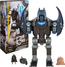 Batman Gotham City Guardian Playset 4-in-1 Mech w/ Vehicles & Figure NEW