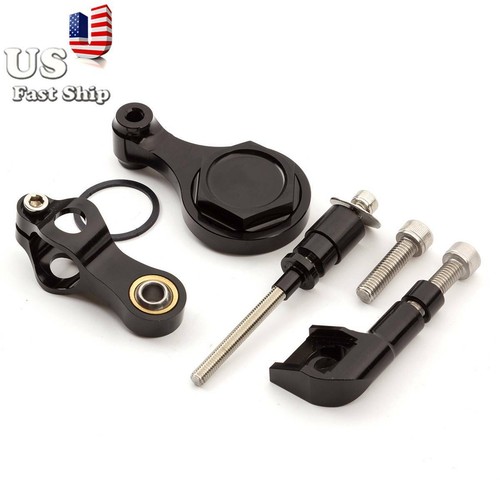 US Fit Yamaha MT-09 FZ-09 R6 R1 ZX6R Steering Damper Bracket Mount Mount Holder - Foto 11 di 16