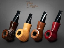 Mr. Brog HAND MADE WOODEN SMOKING PIPE FOR TOBACCO 52 Scoot PEAR + BOX