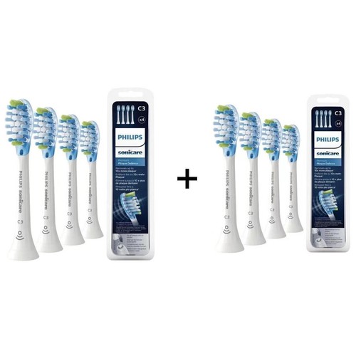 4/8×Philips Sonicare C3 Optimal Premium Plaque Bürstenköpfe für Schallzahnbürste - Bild 14 von 18