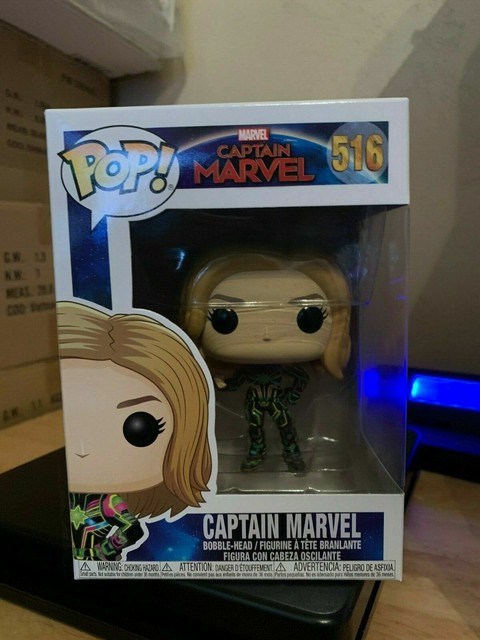 funko pop captain marvel neon suit