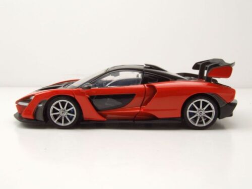 Mclaren Senna 2018 Trofeo Mira Naranja Coche a Escala 1:24 MotorMax - Imagen 3 de 9