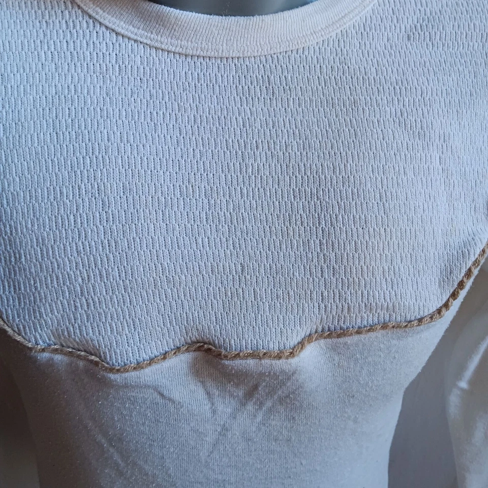 Vintage 1970's Men's Waffle Top Single Stitch T-shirt MK Today Mod Rocker Indie - Image 4 of 4